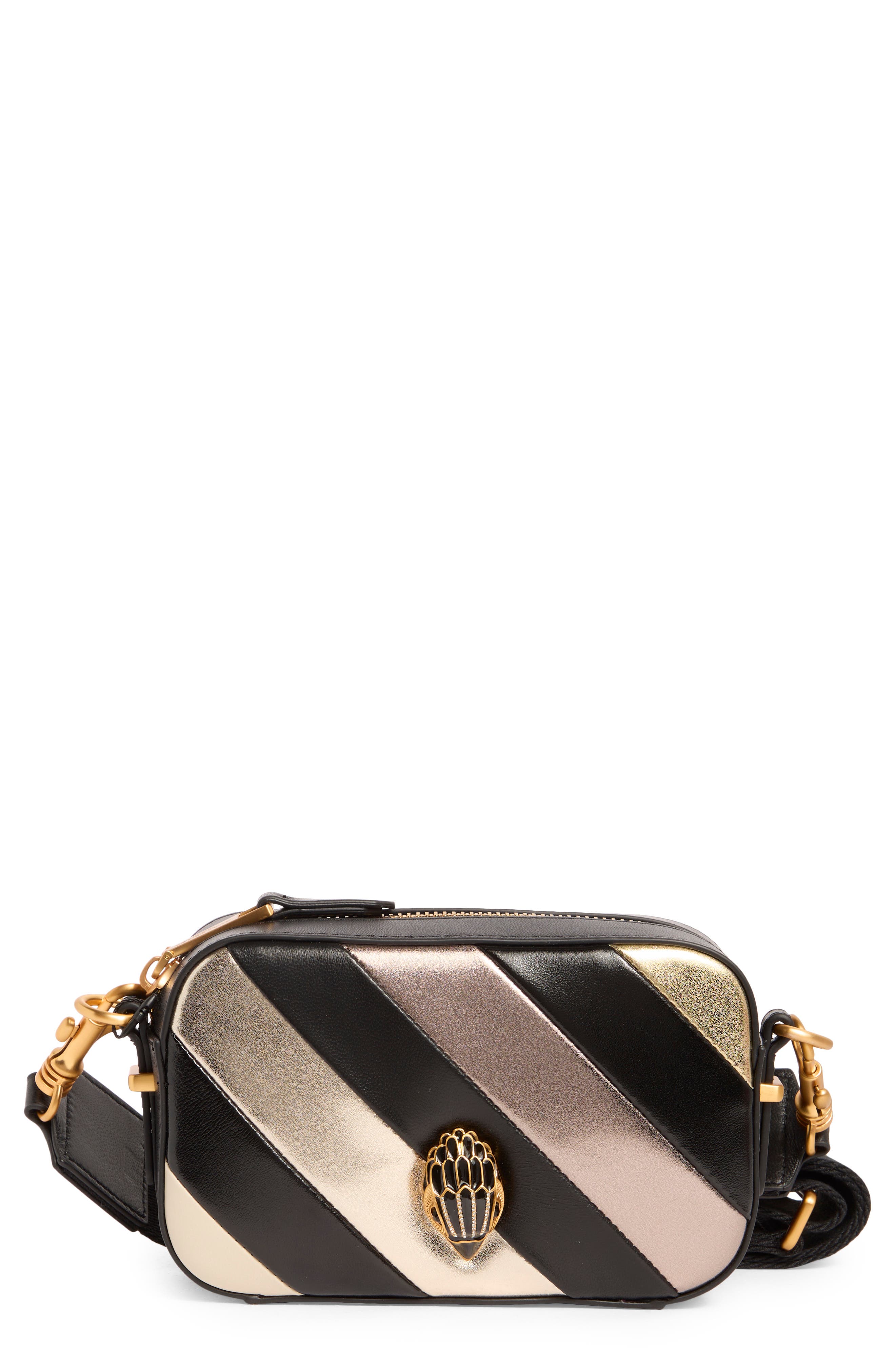 Kurt Geiger London Soho Leather Camera Bag, Main, color, 