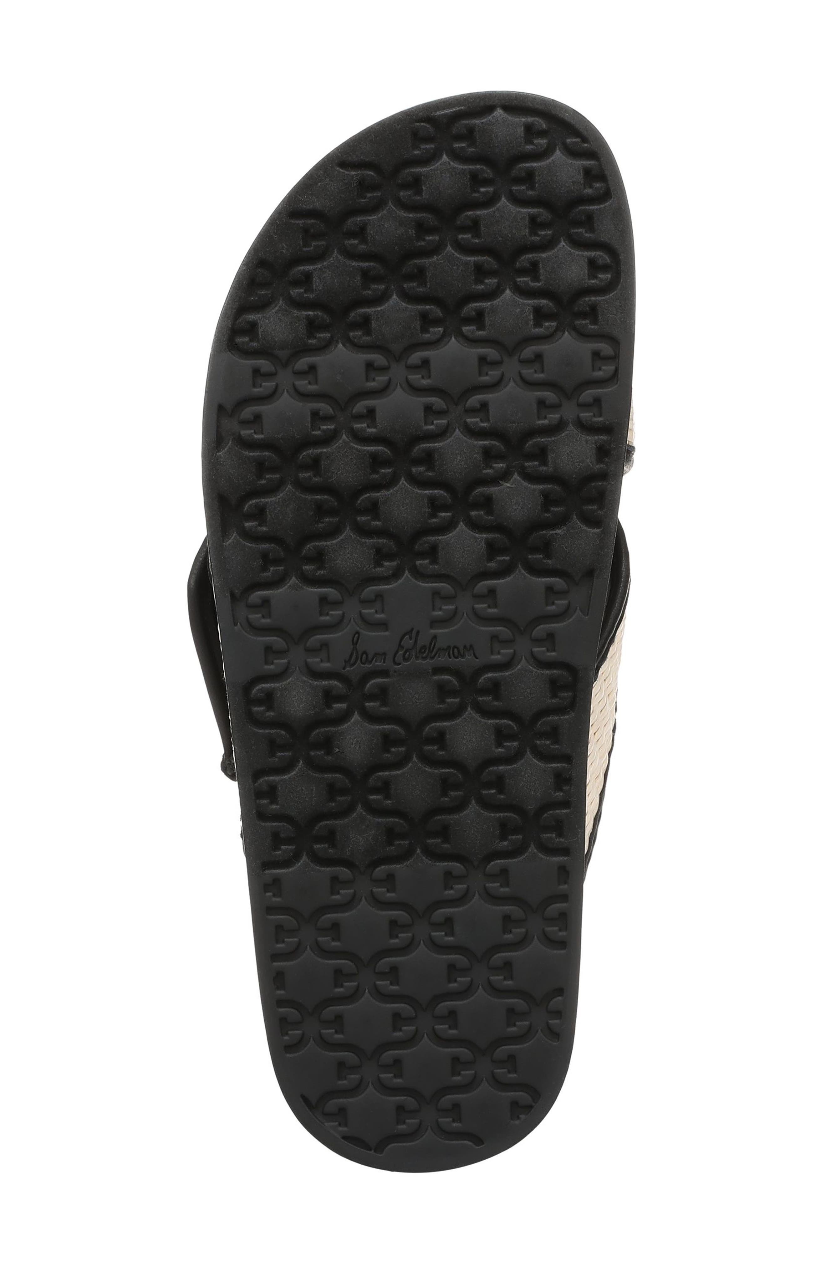 Sam Edelman Darla Slide Sandal, Alternate, color, Linen/ Black