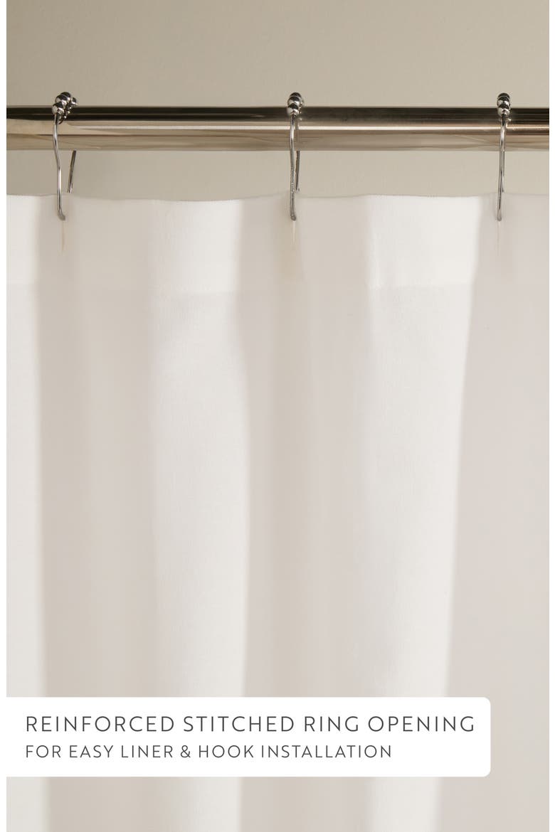Mixed Stripe Shower Curtain, Alternate, color, PLACEMENT STRIPE LIGHT BLUE