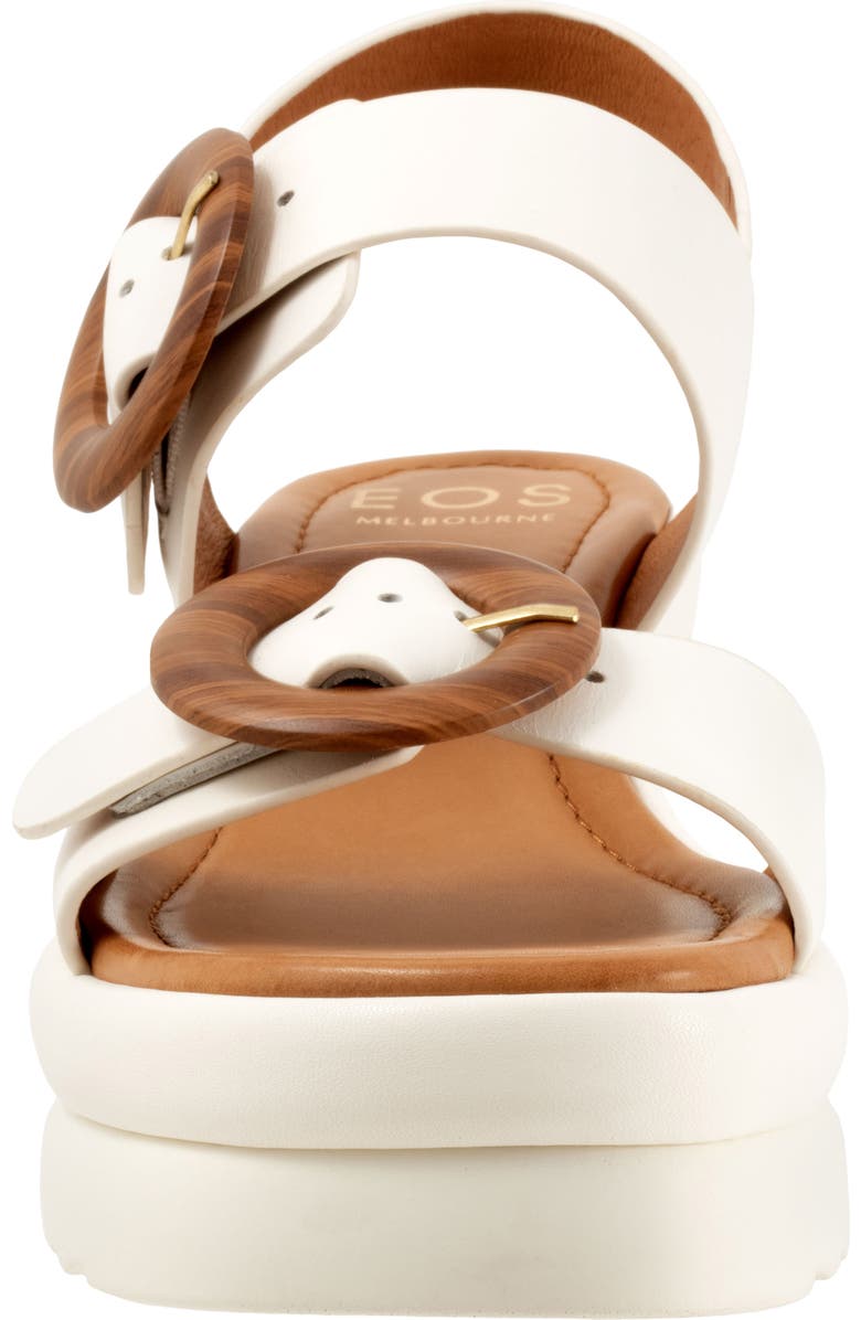 EOS FOOTWEAR Menorcas Slingback Platform Wedge Sandal, Alternate, color,