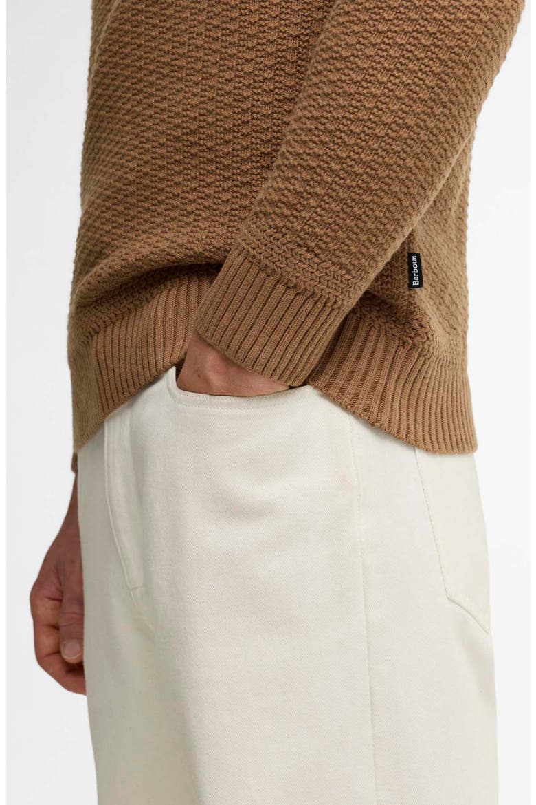 Pluckley Quarter Zip Sweater, Alternate, color, SANDSTONE