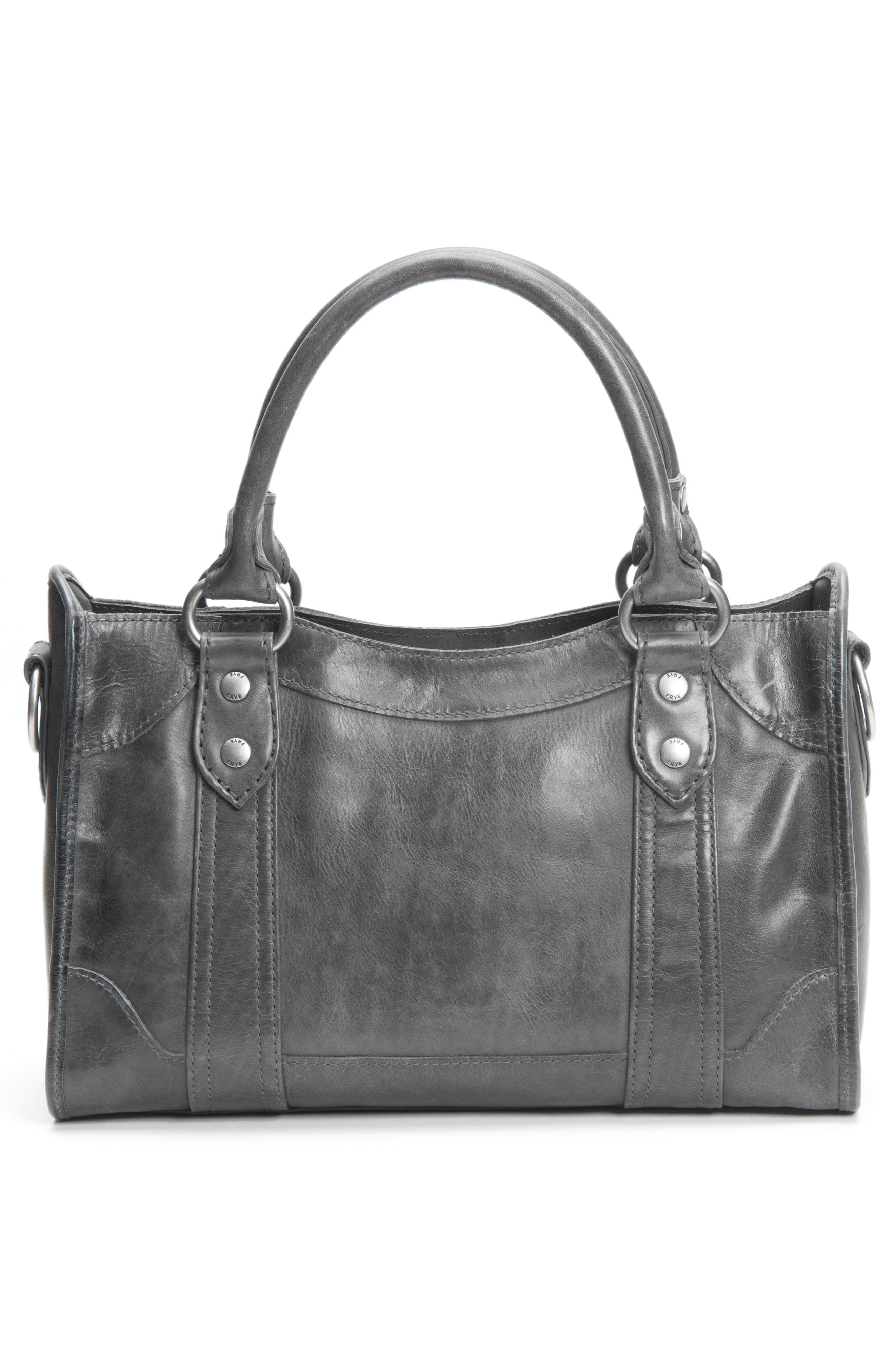 Frye 'Melissa' Washed Leather Satchel, Alternate, color, 