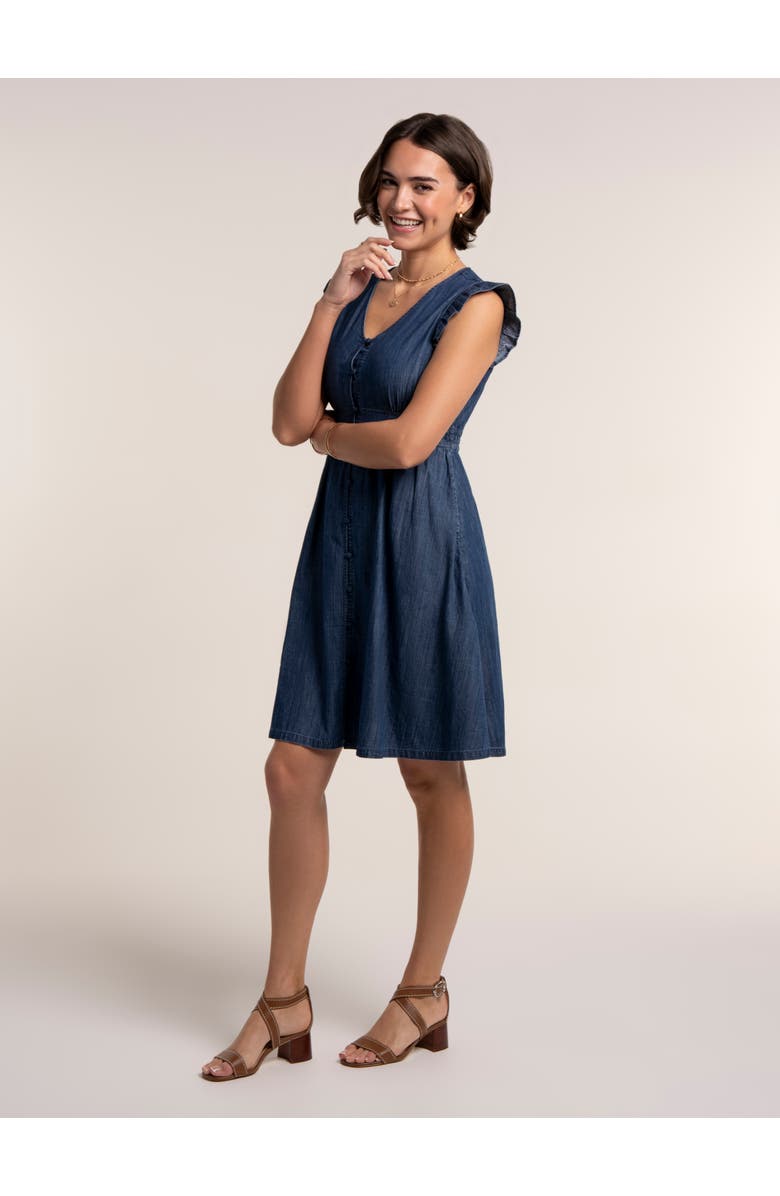 Brakeburn Elowen Dress, Alternate, color, Navy