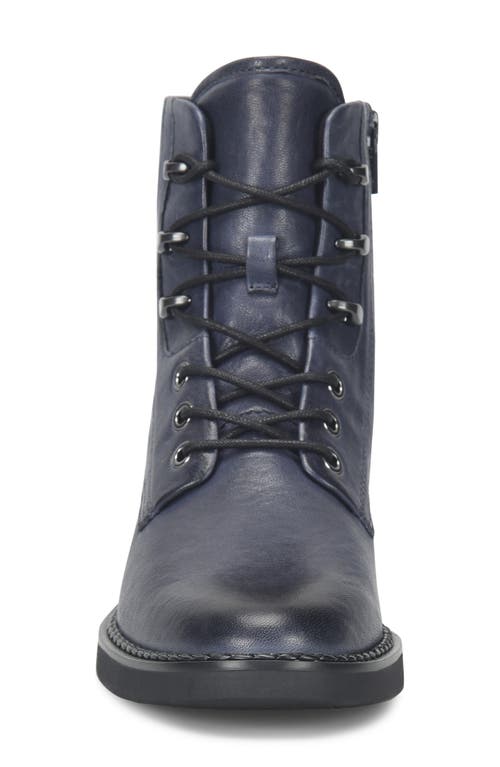 Comfortiva Elsberry Water Resistant Lace-up Bootie In Blue