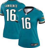 Nike Women's Nike Trevor Lawrence Prowler Throwback Teal Jacksonville Jaguars Alternate Legend Player Performance Top