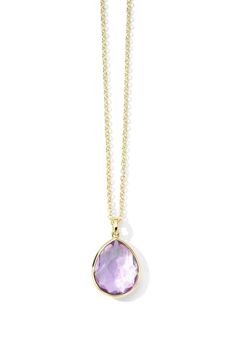 Ippolita Rock Candy Teardrop Pendant Necklace, Main, color, 