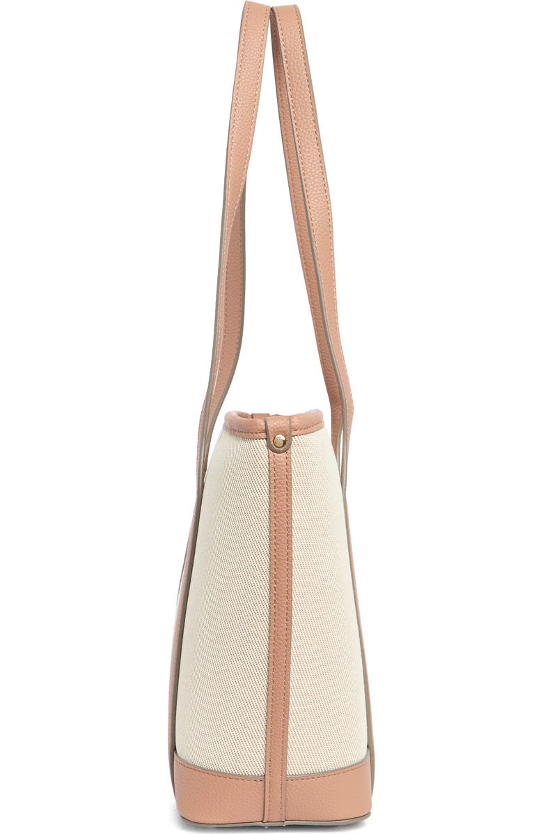 Nanette Lepore Sylas Tote with Wristlet Pouch, Alternate, color, Natural - Mocha Mousse