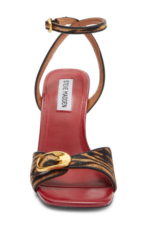 Steve Madden Lilliana Ankle Strap Sandal In Brown