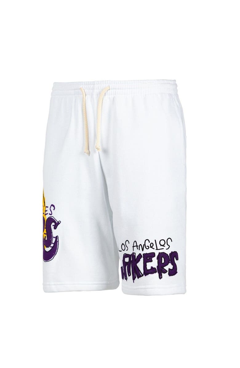 AFTER SCHOOL SPECIAL Men's After School Special White Los Angeles Lakers Shorts, Alternate, color, 