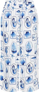 City Chic Liana Print Wide Leg Pants