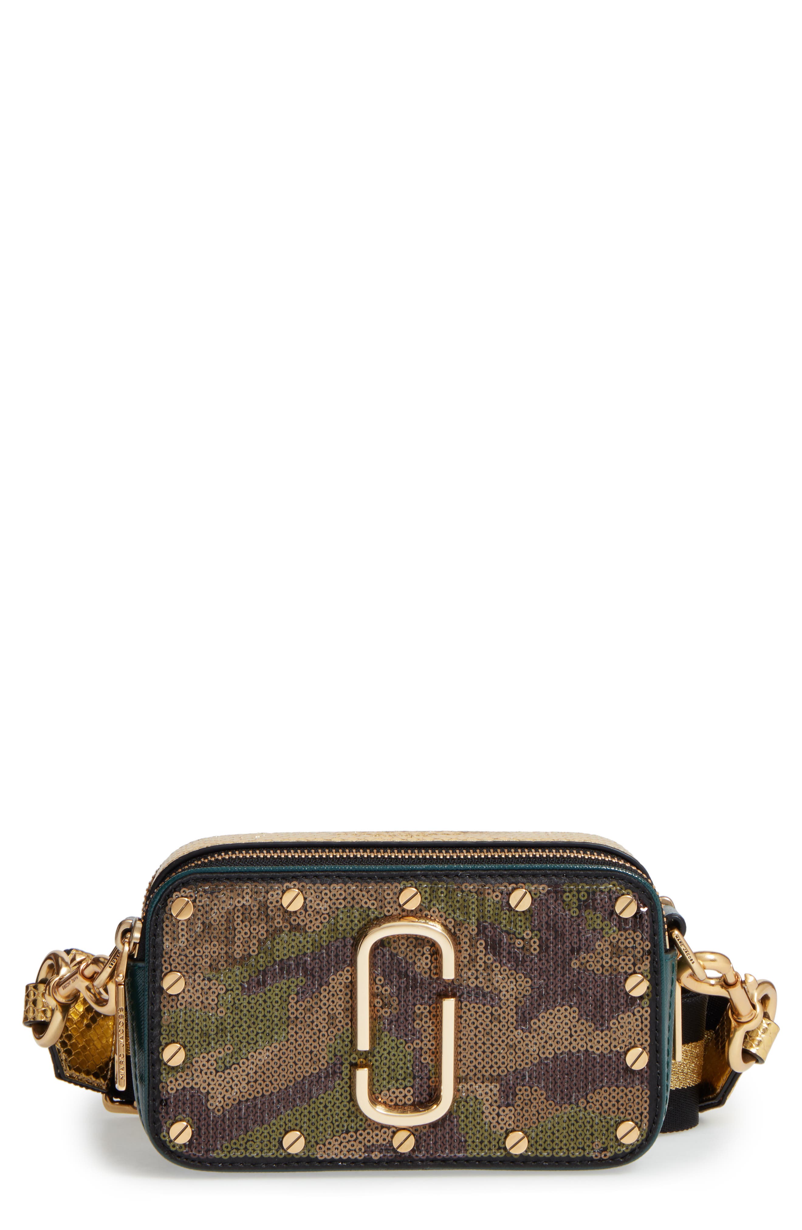 Marc Jacobs Snapshot Camo Crossbody Bag, Main, color, 