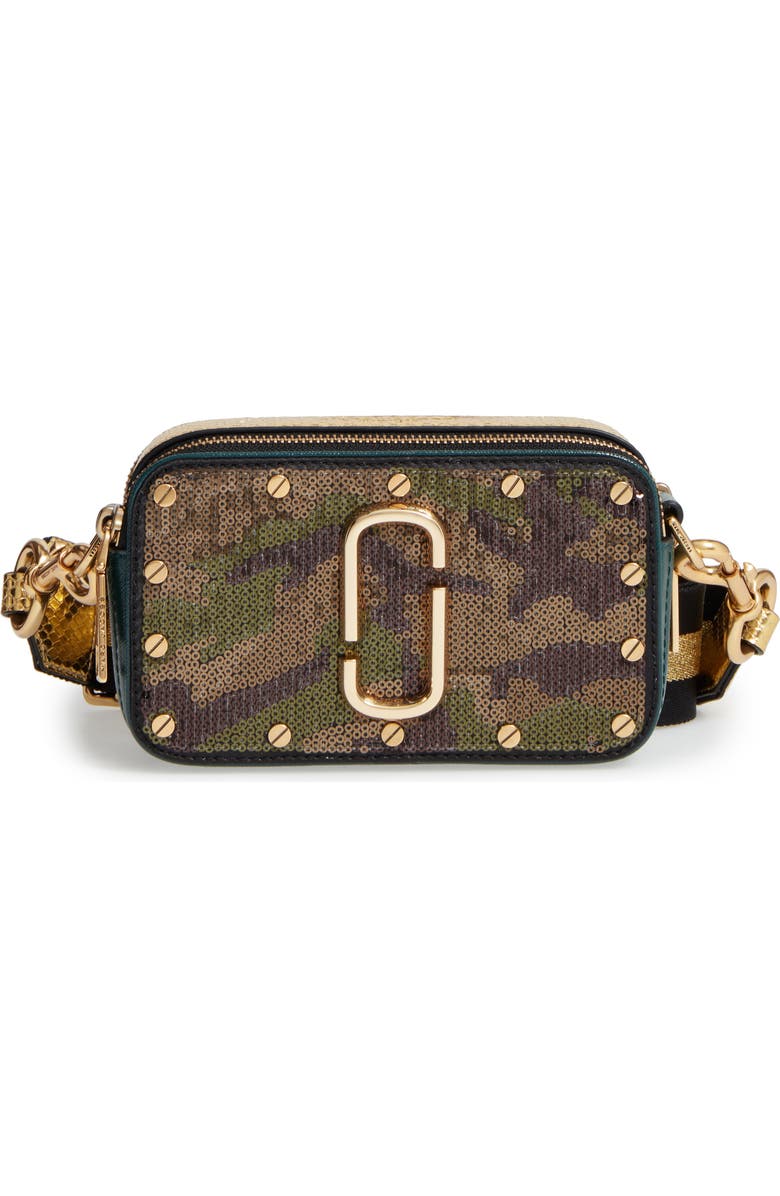 Marc Jacobs Snapshot Camo Crossbody Bag, Main, color,
