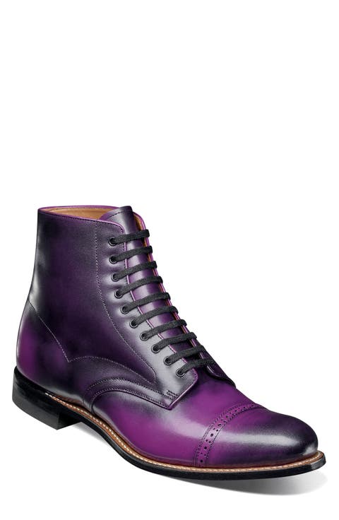 Madison Cap Toe Lace Up Boot (Men)