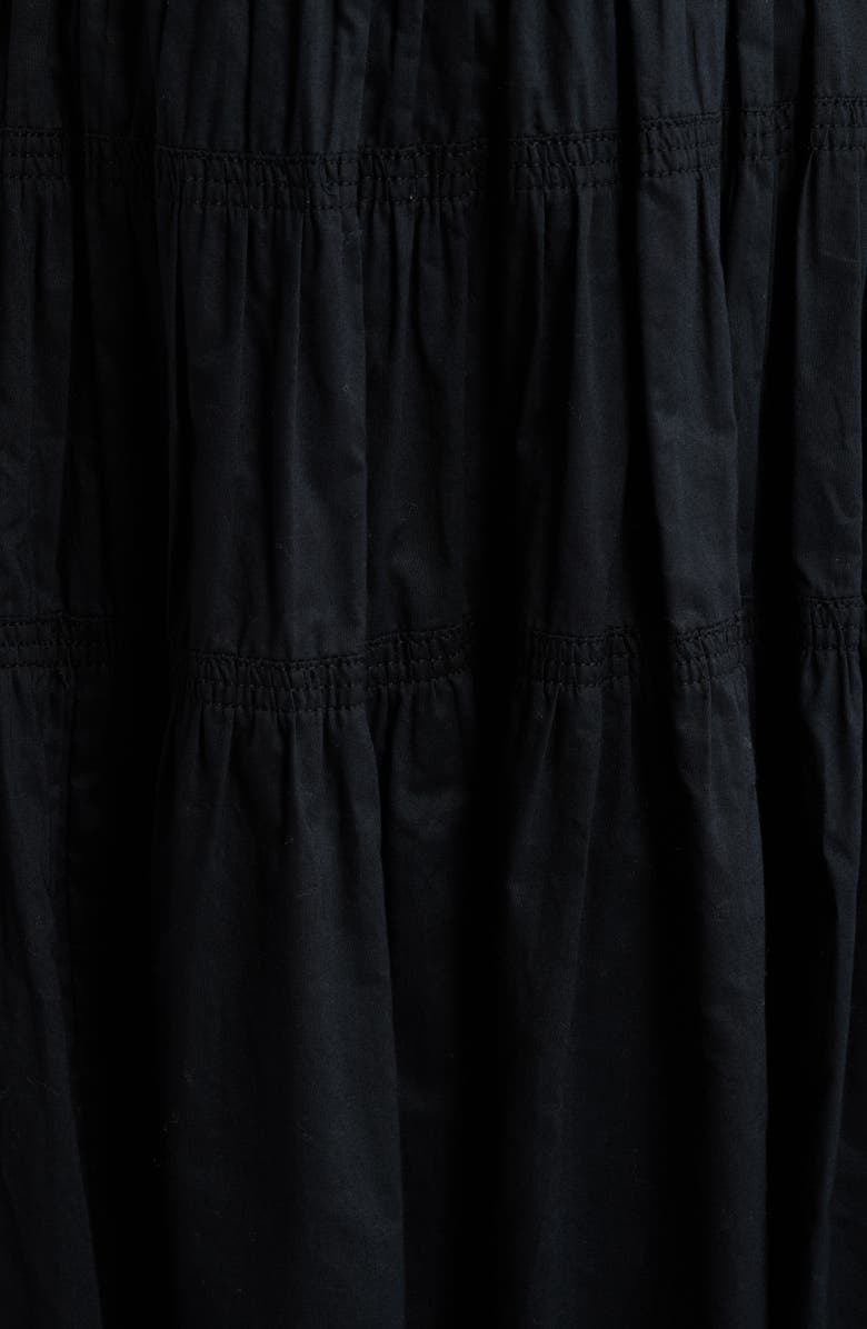 DÔEN Melie Boat Neck Dress, Alternate, color, Black