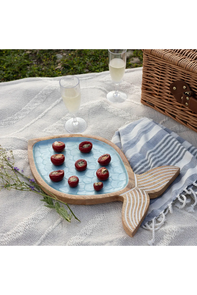 Seaside Serving Platter by Widgeteer, Inc., Alternate, color, Multi