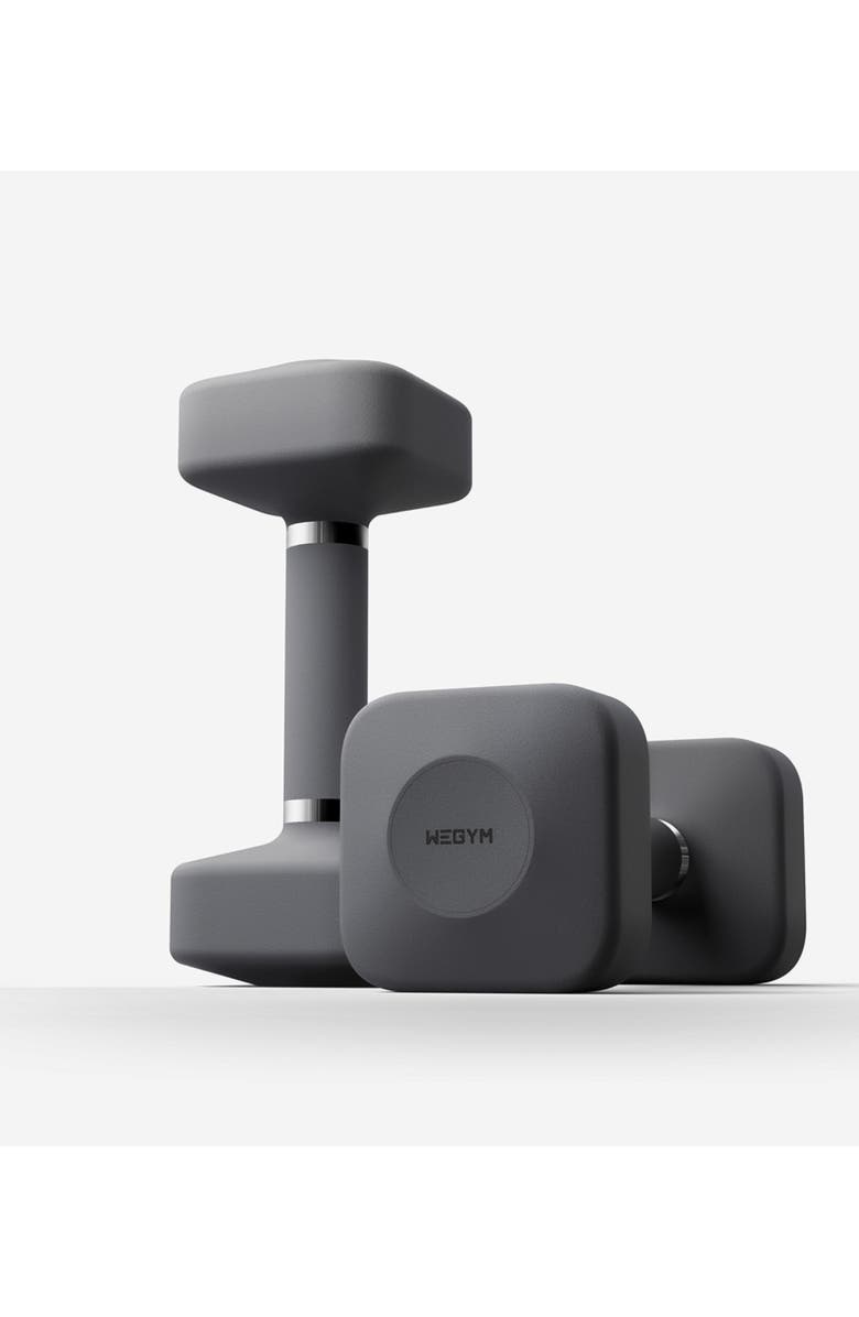 WeGym ProGrip Dumbbells, Alternate, color, Slate