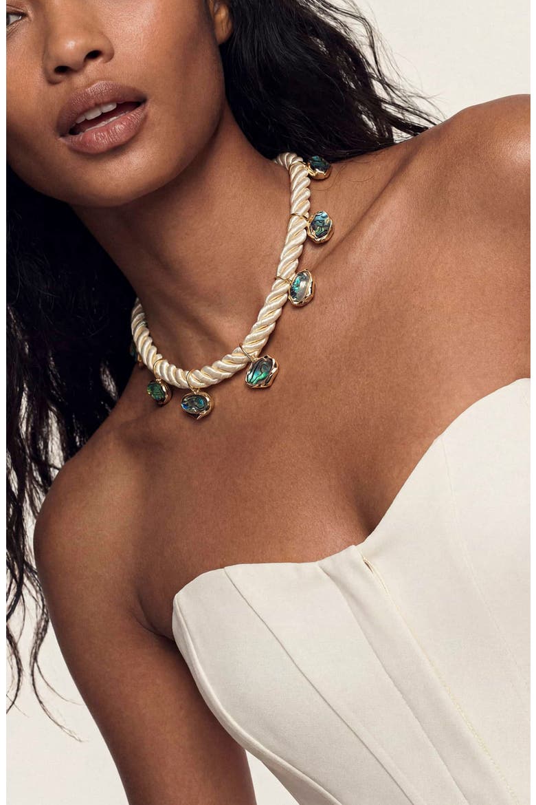 Abalone Luxe Choker, Alternate, color, ABALONE