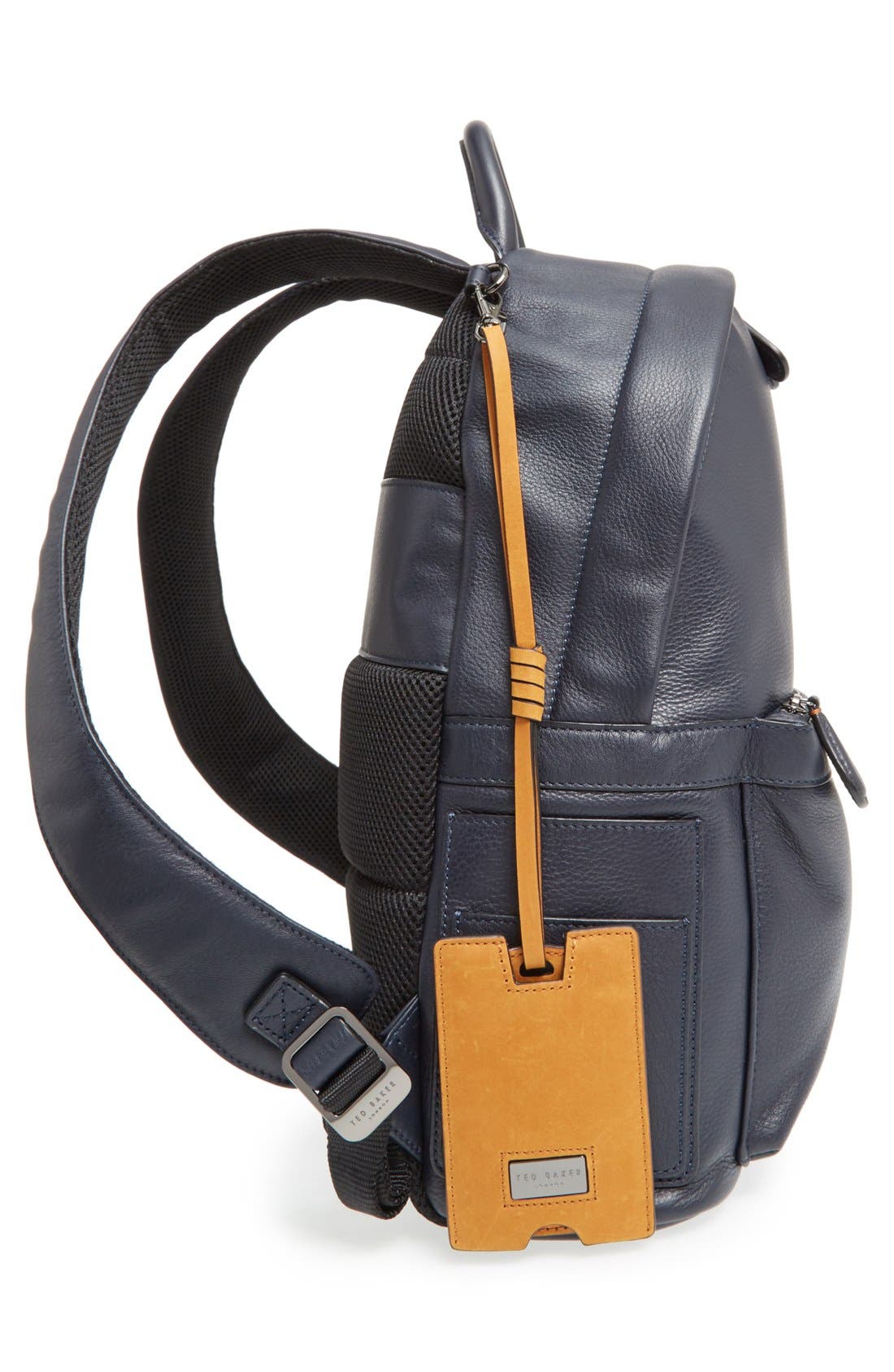 Ted Baker London 'Dollar' Leather Backpack, Alternate, color, 