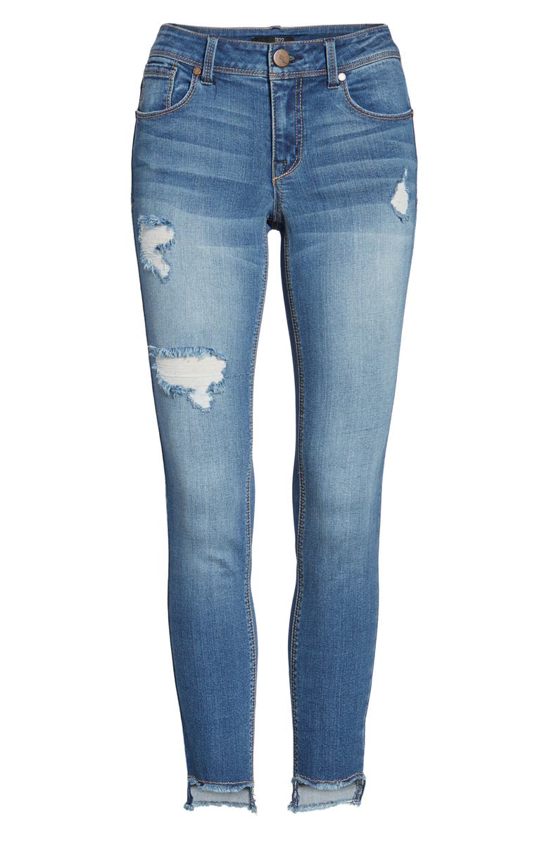 1822 Denim Step Hem Jeggings, Alternate, color, 