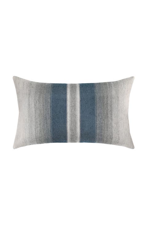 Ombre Stripe Indoor & Outdoor Woven Accent Pillow