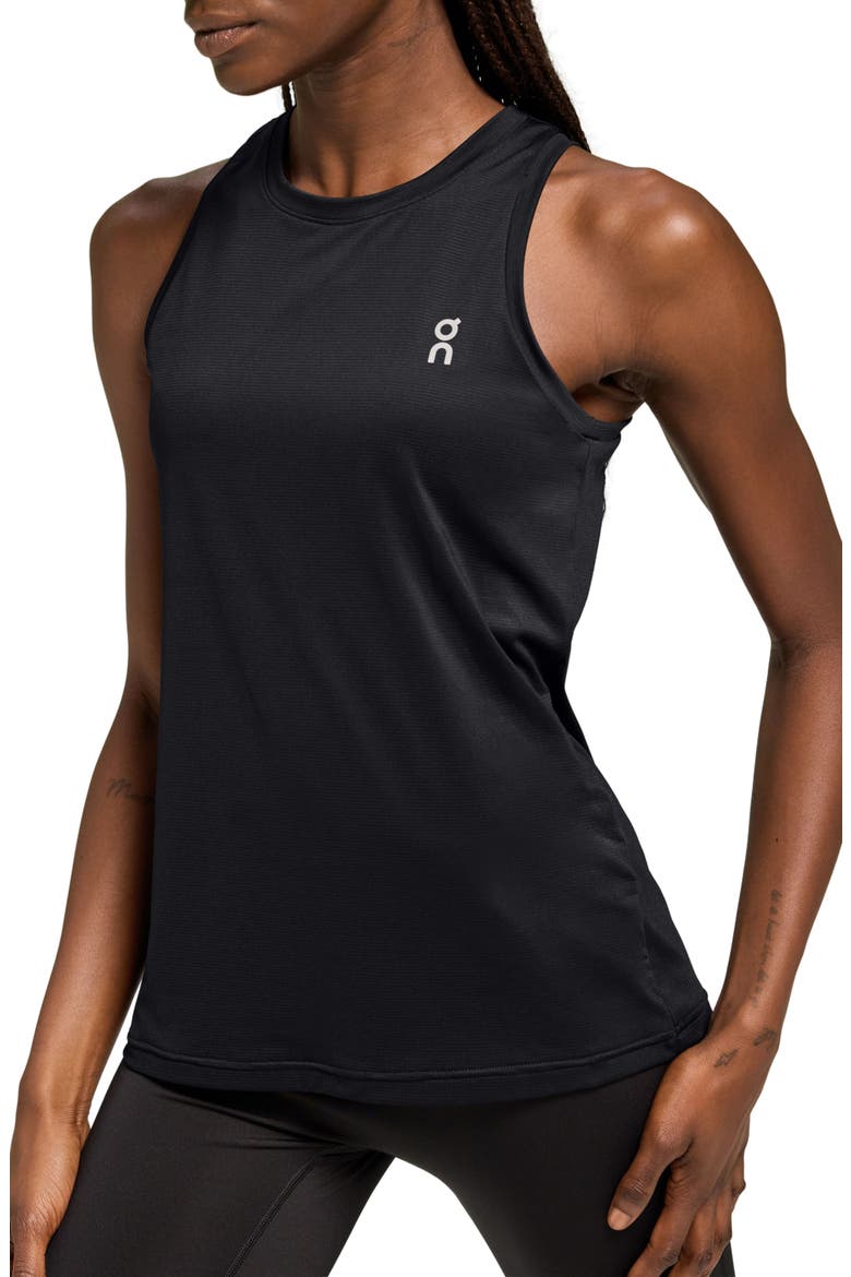 Core Running Tank, Alternate, color, BLACK