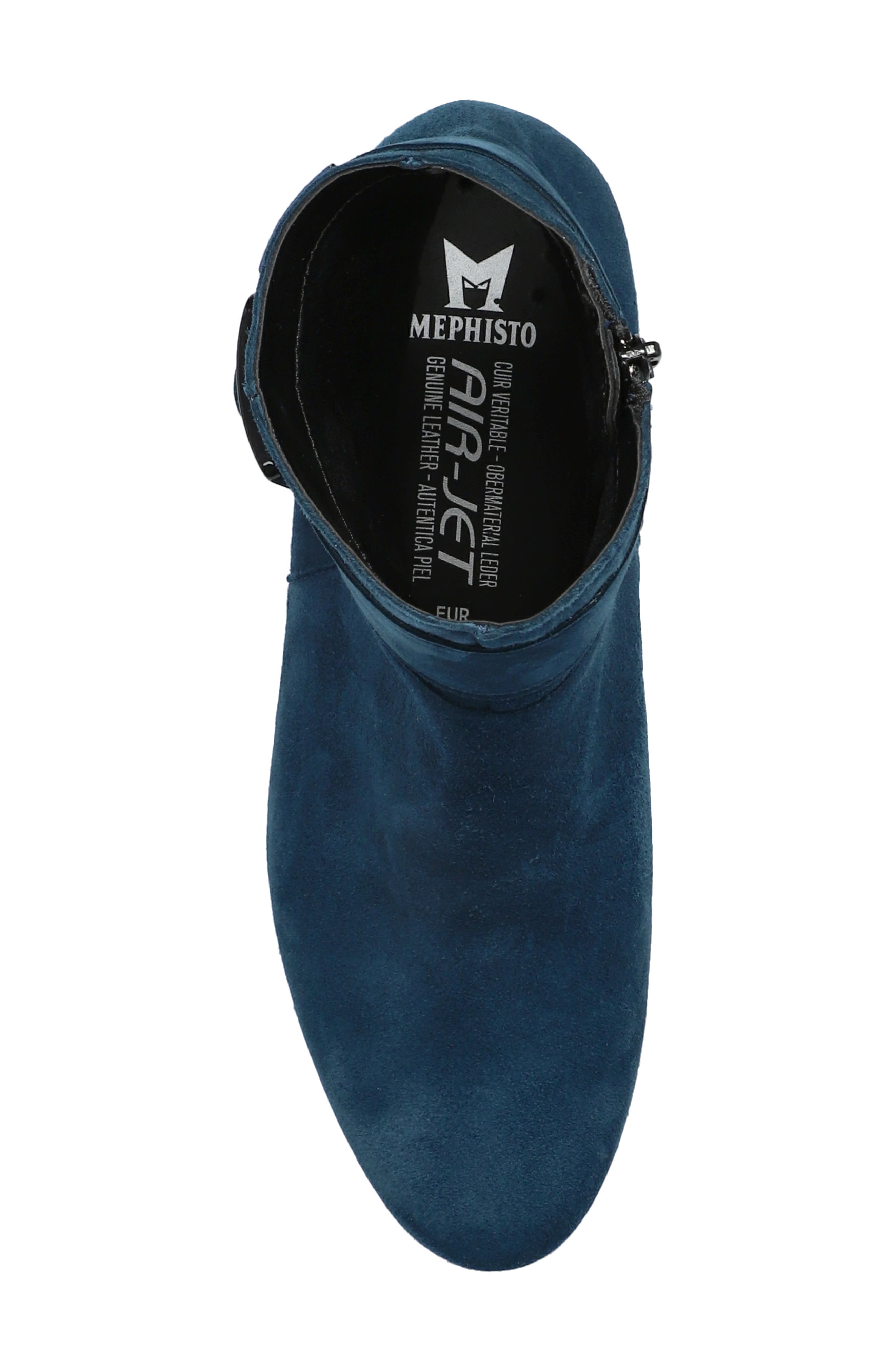 Gianina Block Heel Bootie, Alternate, color, PEACOCK BLUE