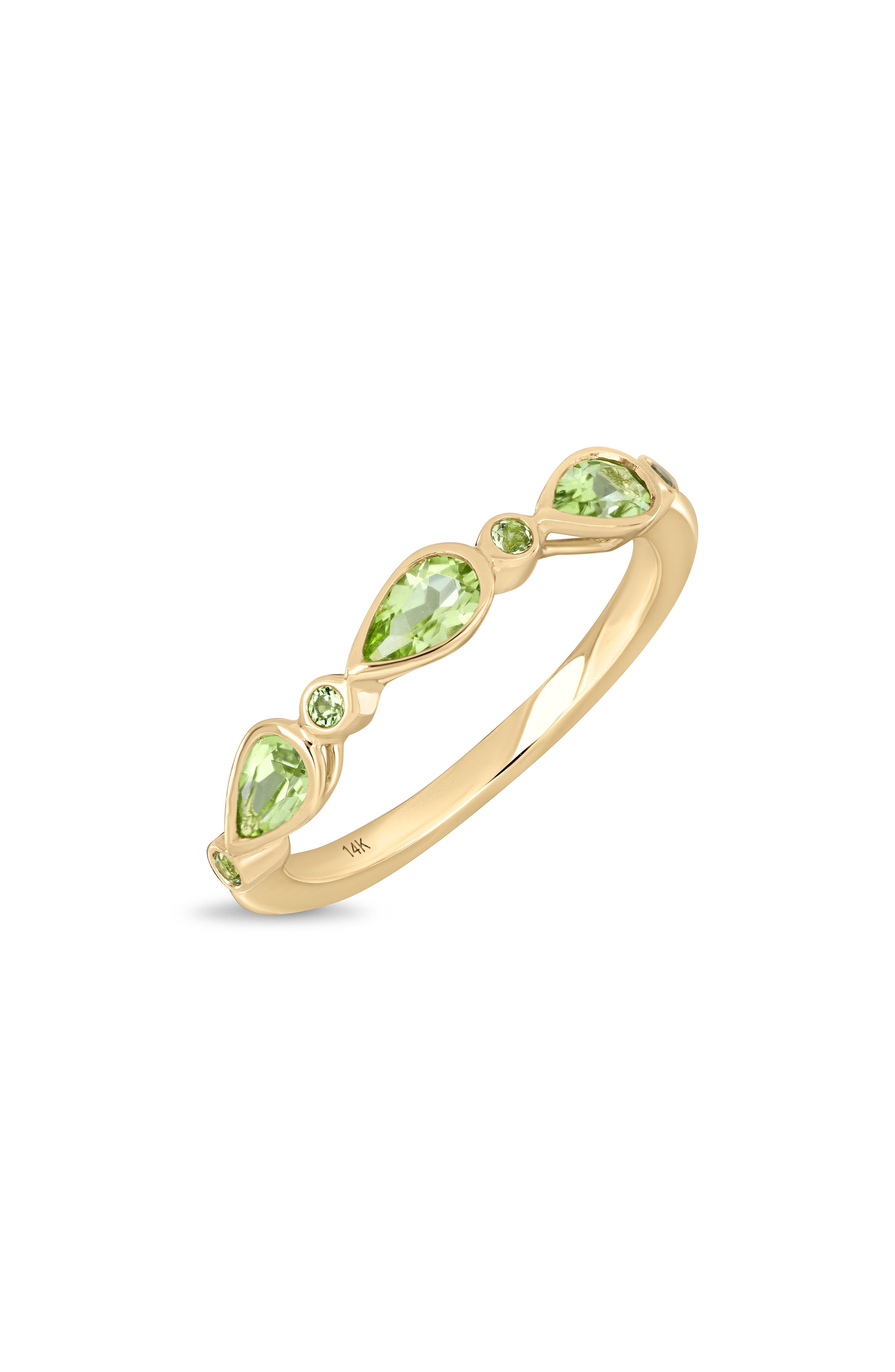 selected 14K YELLOW GOLD/ PERIDOT