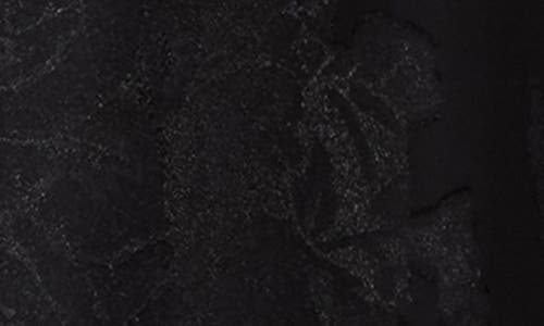 Leith Jacquard Slip Dress In Black