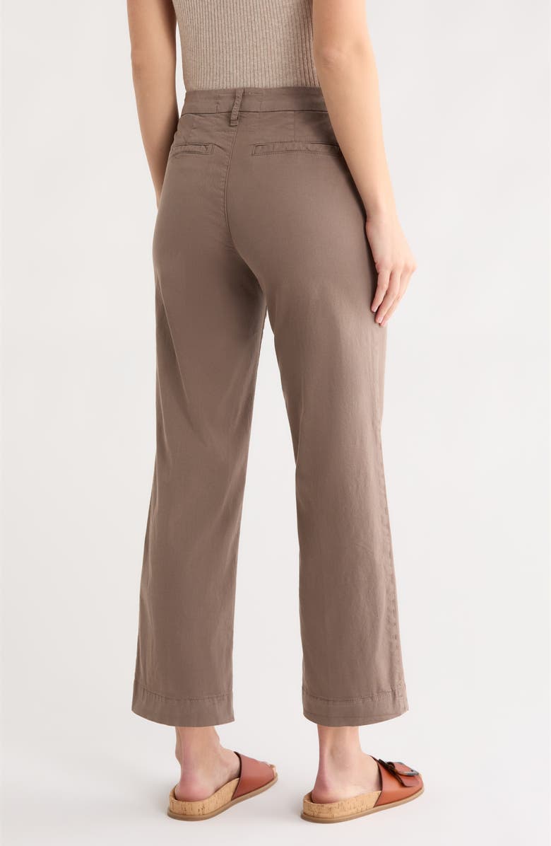 Frank & Eileen Westport The Italian Ankle Wide Leg Pants, Alternate, color, Pecan