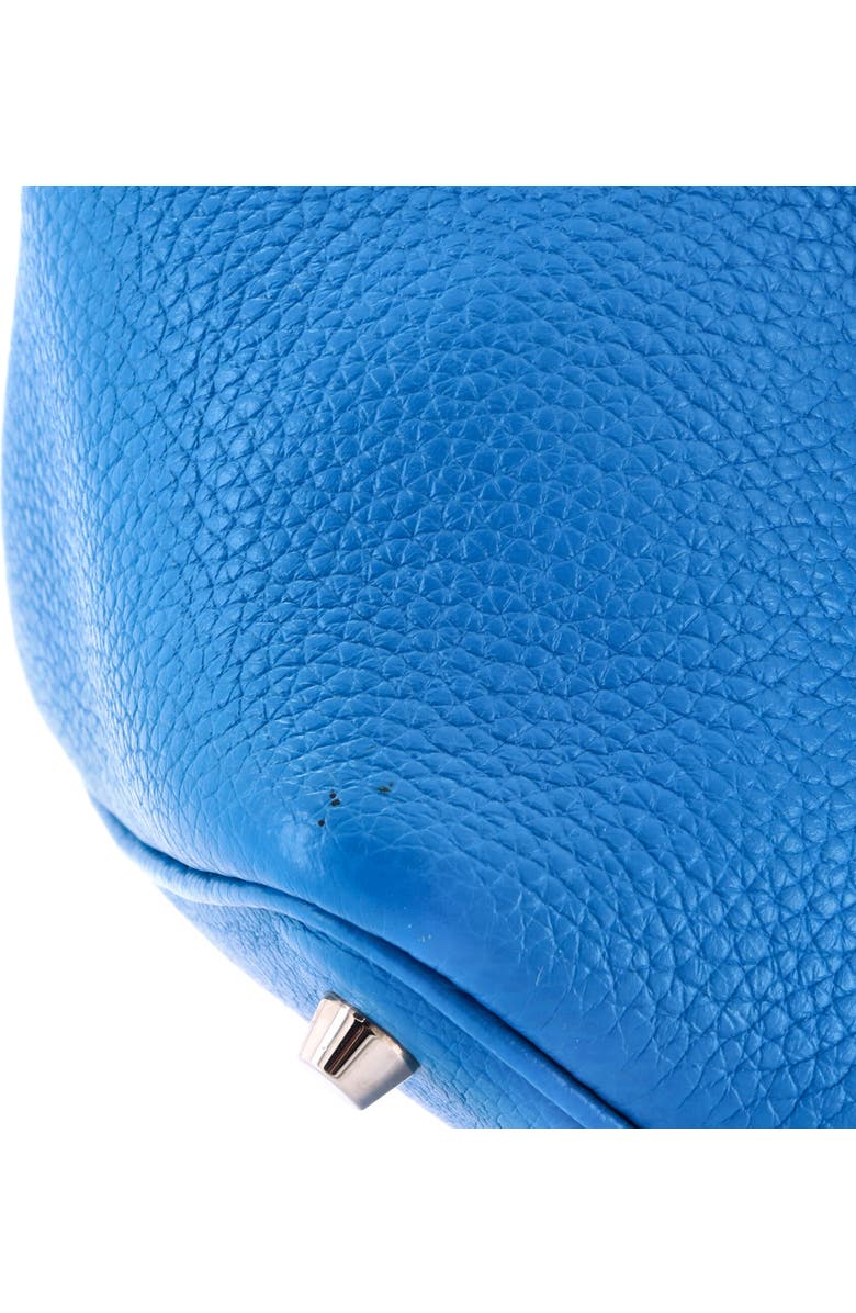 Pre-Owned Hermes Picotin Lock Bag Clemence PM, Alternate, color, Bleu Zanzibar