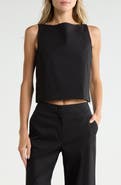 Theory Boat Neck Sleeveless Shell