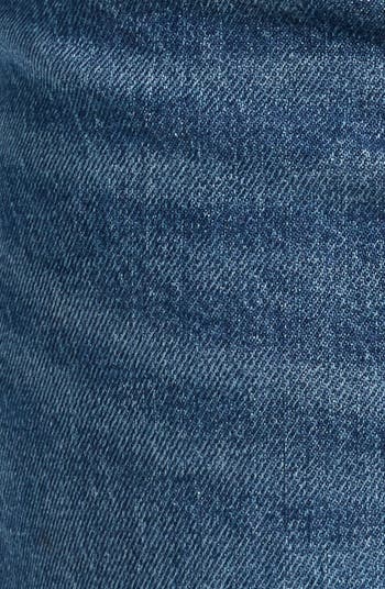 Good Boy Split Hem High Waist Straight Leg Jeans