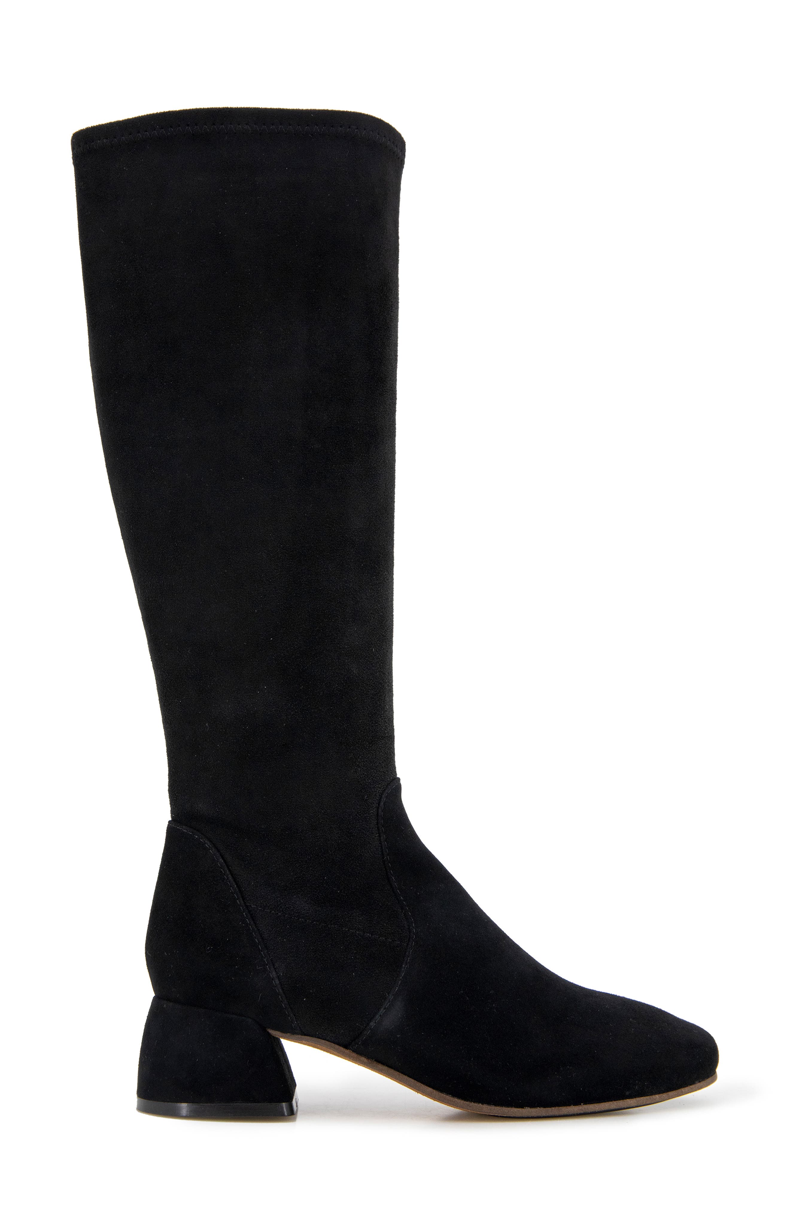 Gentle Souls Emily Stretch Knee High Boot, Alternate, color, Black Suede