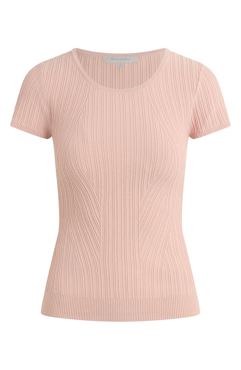 Favorite Daughter Kennedy Rib Top, Alternate, color, Blush