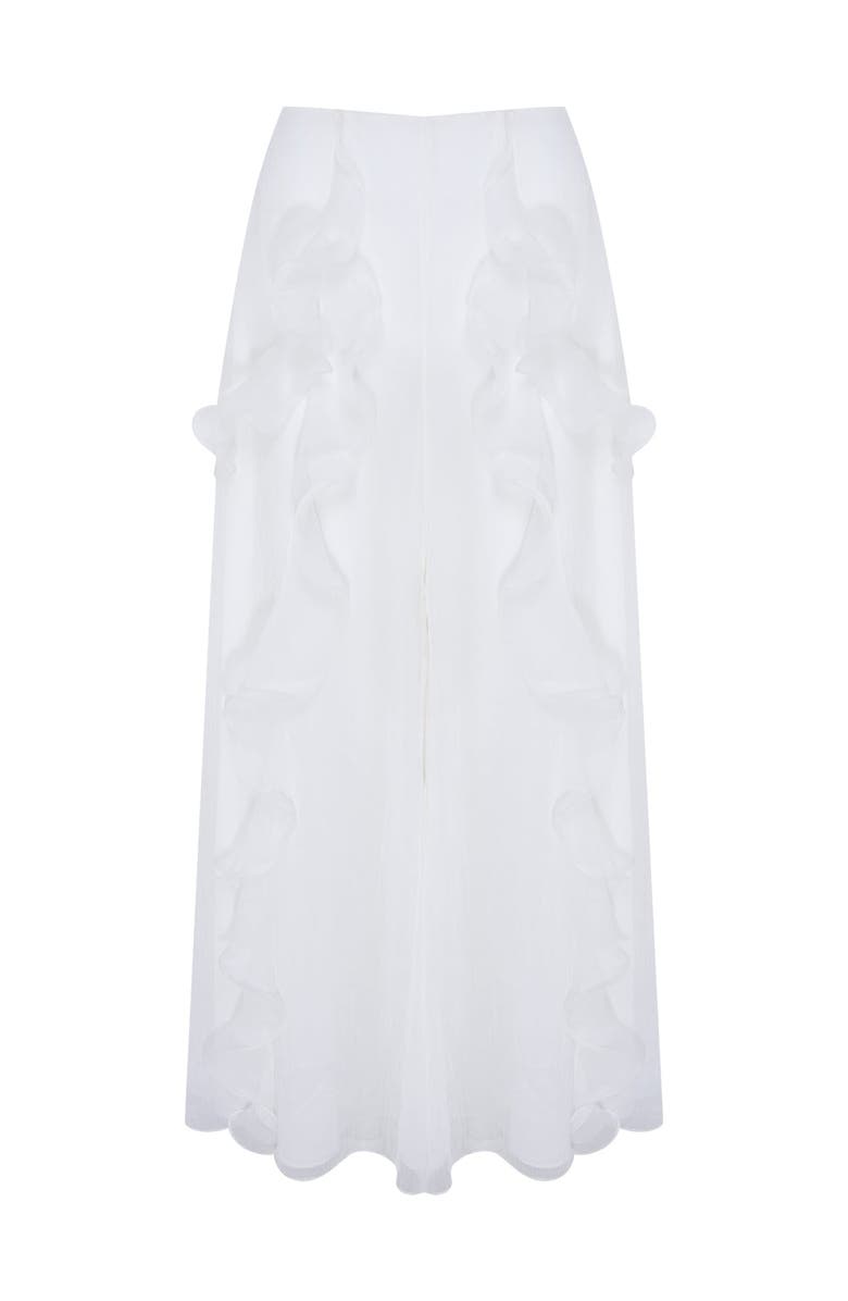 PatBO Chiffon Wonderland Pant, Main, color, Off White