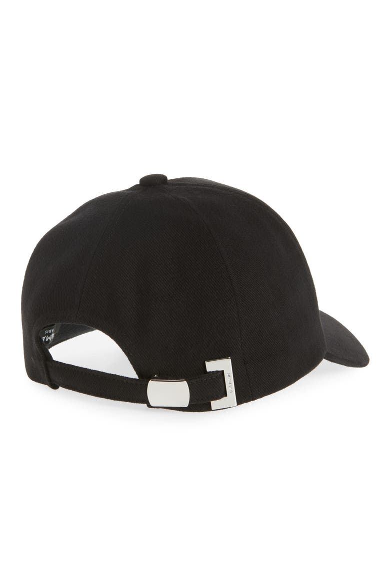 Signature Cotton Twill Baseball Cap, Alternate, color, EAP BLACK/ BLACK