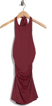 Princess Polly Body-Con Halter DressRuched Traye
