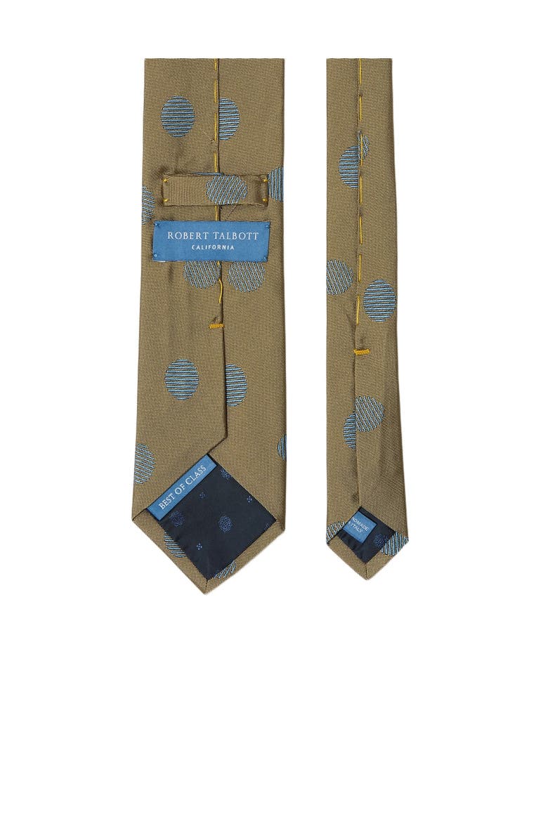 Robert Talbott Robert Oval Geo Jacquard Best of Class Necktie, Alternate, color, Golden Poppy