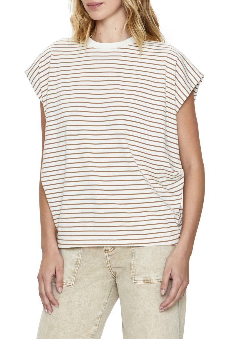Trina Stripe Top, Alternate, color, SABLE STRIPE