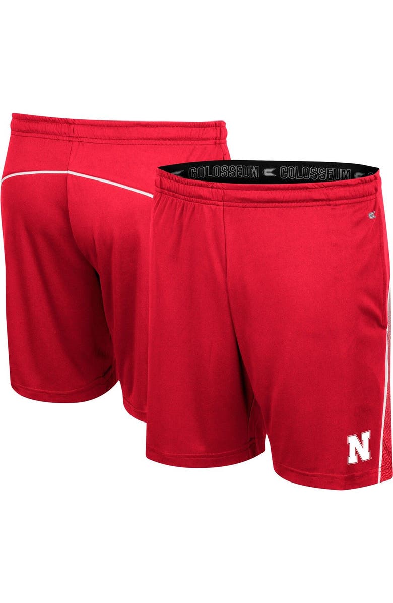 COLOSSEUM Men's Colosseum Scarlet Nebraska Huskers Laws of Physics Shorts, Main, color, Scarlet