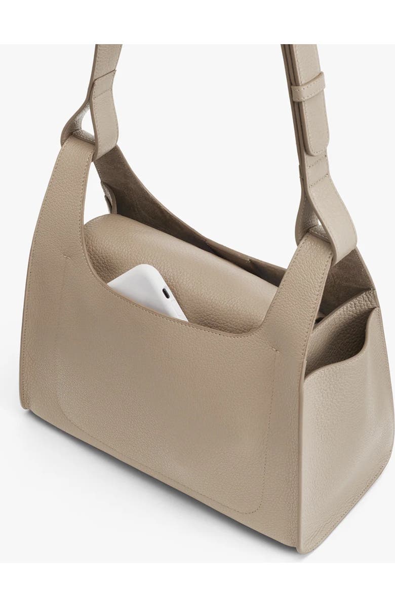 Cuyana Double Loop Bag, Alternate, color, Stone