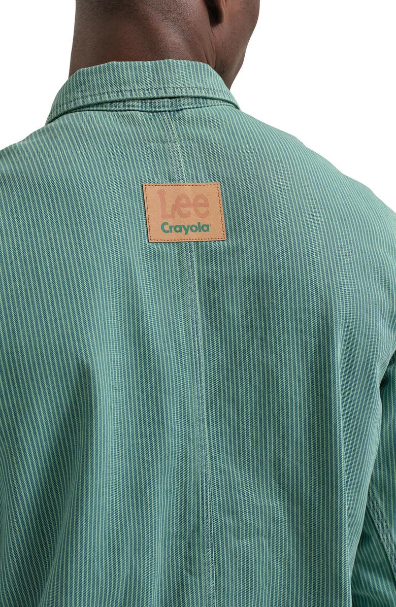Lee X Crayola Jacket, Alternate, color, Overdye Magic Mint R