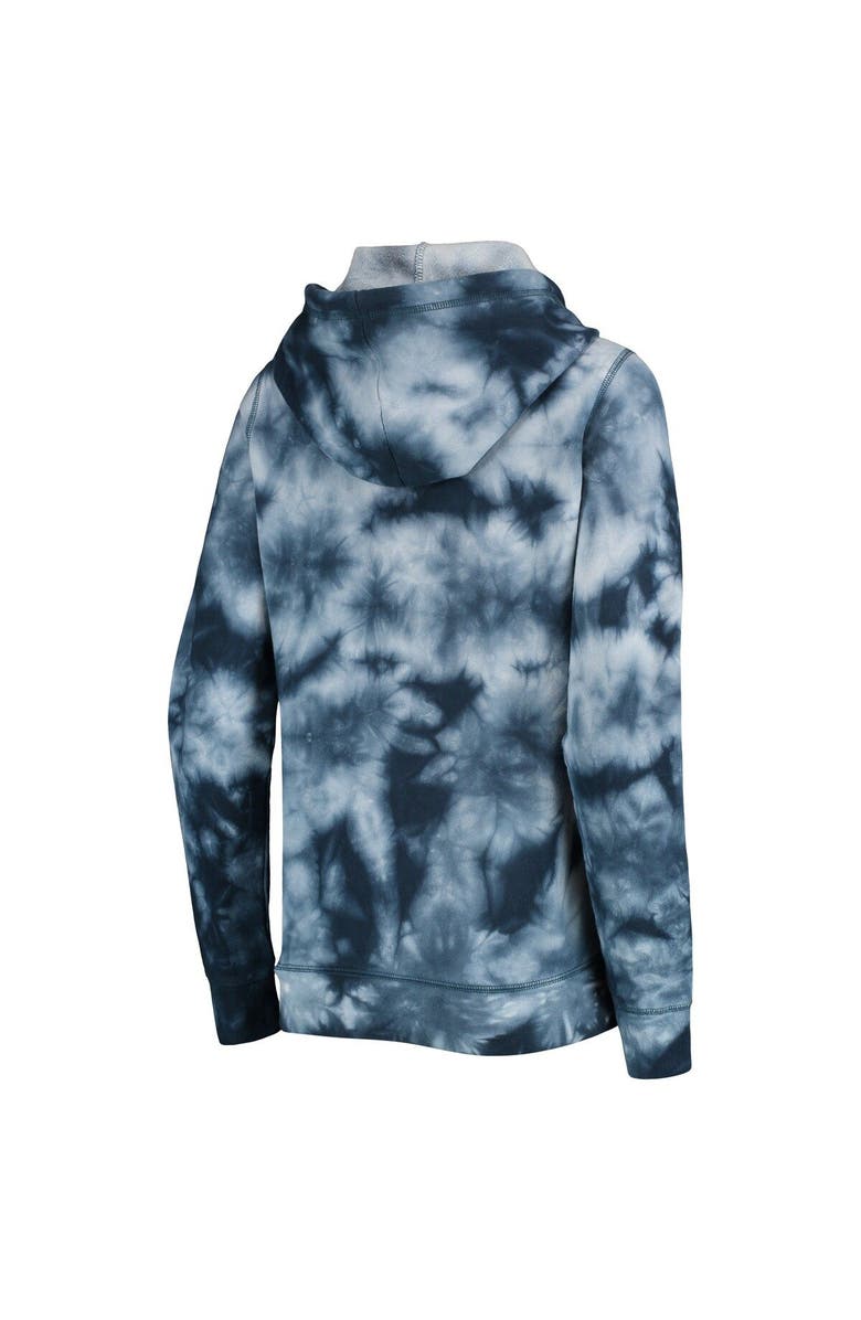 New Era Women's New Era Navy Houston Astros Tie-Dye Full-Zip Hoodie, Alternate, color, Navy