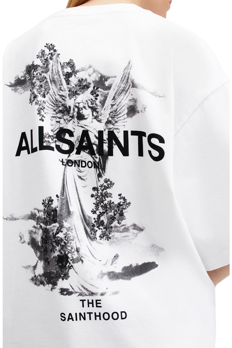 Guardian Amelie Oversize Cotton Graphic T-Shirt, Alternate, color, WHITE