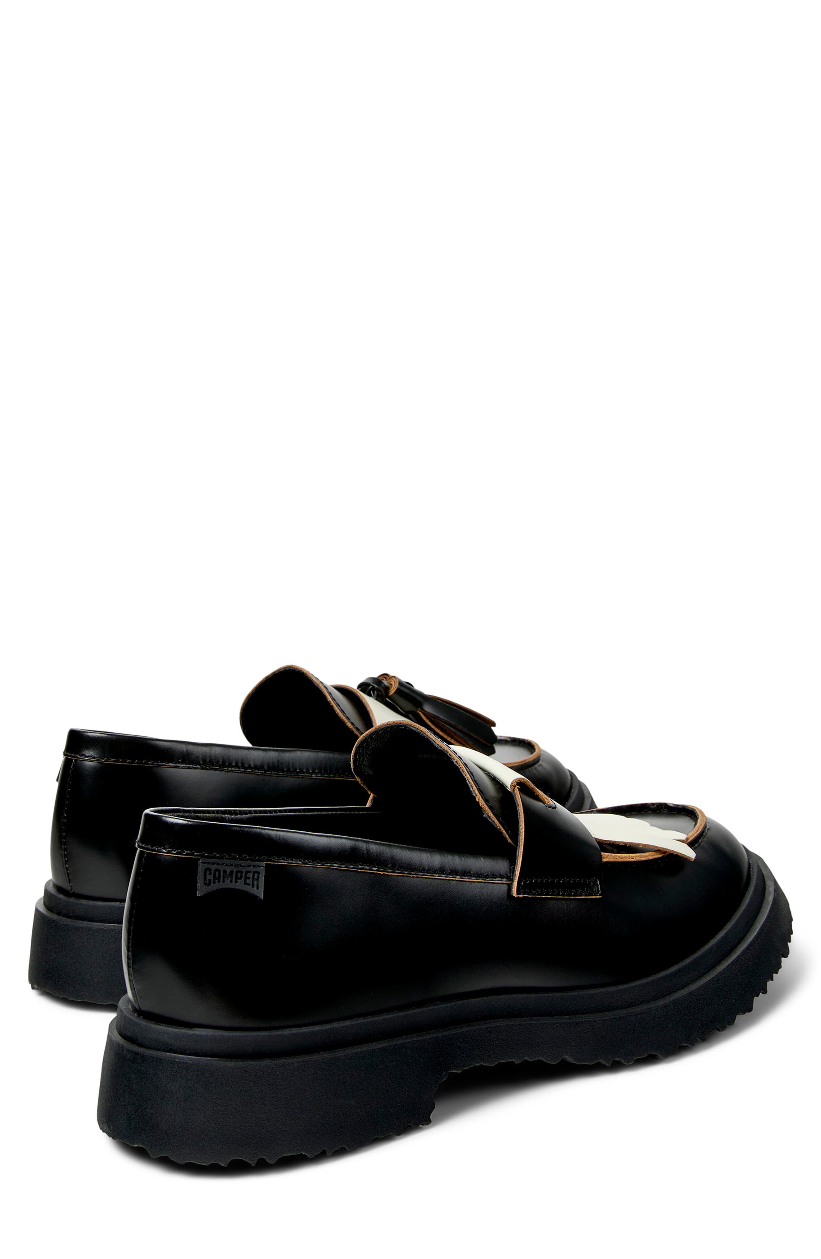 Camper Walden Mismatched Loafer, Alternate, color, New Black