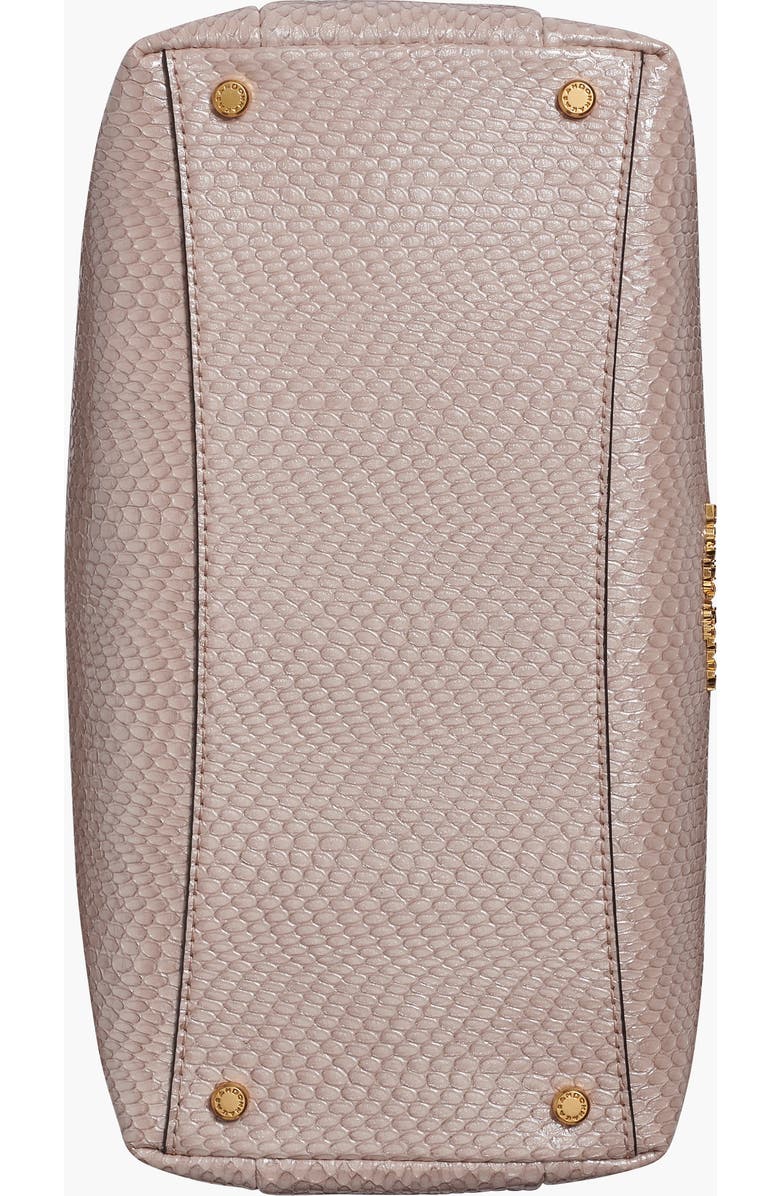 Donna Karan New York Amagansett Snake Satchel, Alternate, color, Snow Petal