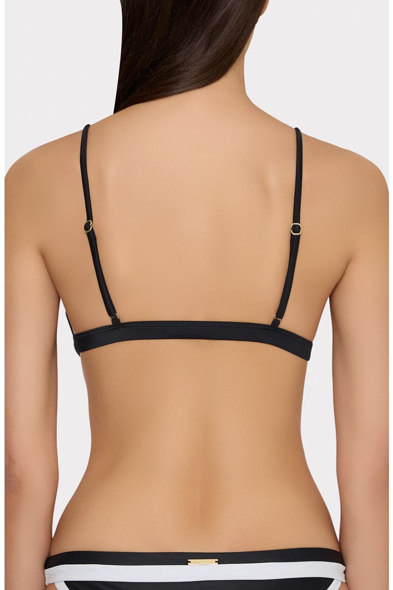 Positano Colorblock Bikini Top, Alternate, color, BLACK MULTI