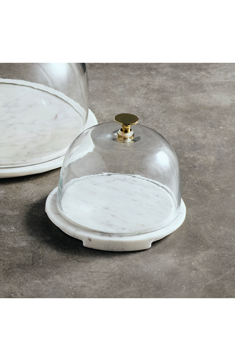 The Collective Cova Marble Base Dome, Alternate, color, White