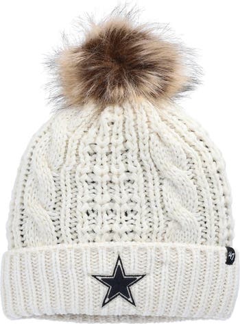 Dallas Cowboys Womens Hat \'47 Meeko Cable Knit Faux Fur Pom Embroidered Women main image 4