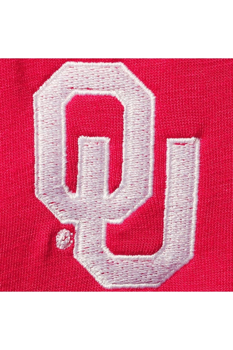 Women's Crimson Oklahoma Sooners Offset Bubble Sleeve Cardigan, Alternate, color, Crimson